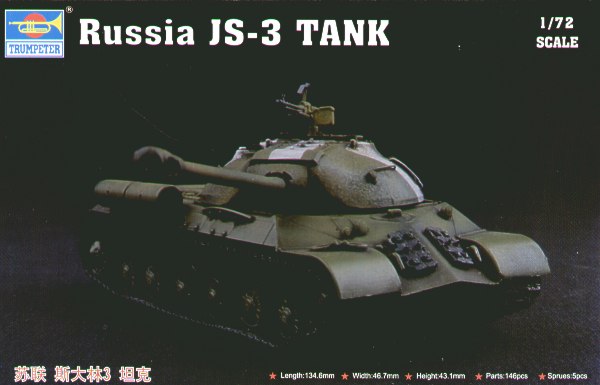 Trumpeter 07227 1:72 Soviet IS-3 Joseph Stalin Tank