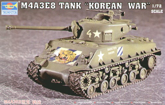 Trumpeter 07229 1:72 M4A3E8 Sherman Korean War (T80 Track)