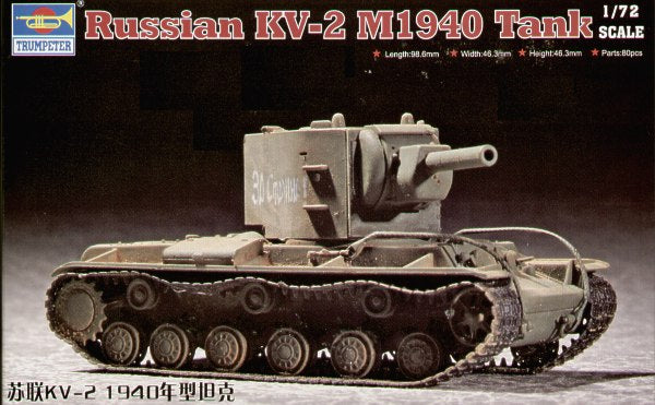 Trumpeter 07235 1:72 KV-2 M1940