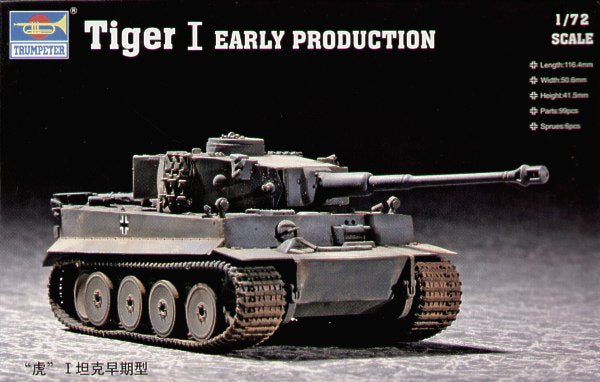 Trumpeter 07242 1:72 Pz.Kpfw.VI Tiger I (Early)