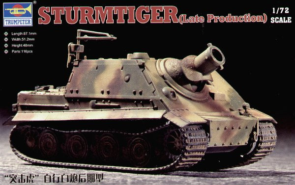 Trumpeter 07247 1:72 Sturmtiger Assault Mortar Late Version