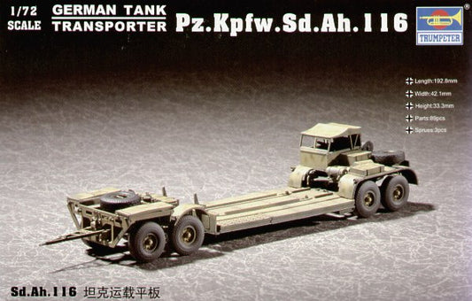 Trumpeter 07249 1:72 Sd.Ah.116 Tank Transporter