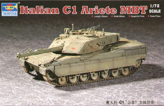 Trumpeter 07250 1:72 Italian C1 Ariete MBT