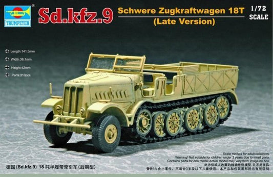 Trumpeter 07252 1:72 Sd.Kfz.9 18T Famo Half Track (Late)