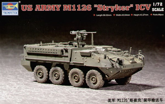 Trumpeter 07255 1:72 M1126 Stryker (Light Armoured Vehicle) ICV