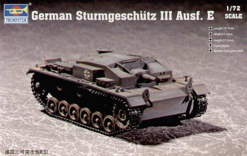 Trumpeter 07258 1:72 Sturmgeschutz/StuG.III Ausf.E