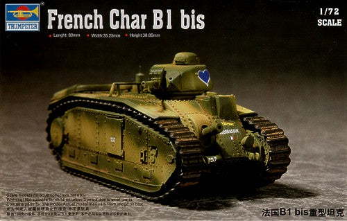 Trumpeter 07263 1:72 French Char B1 bis