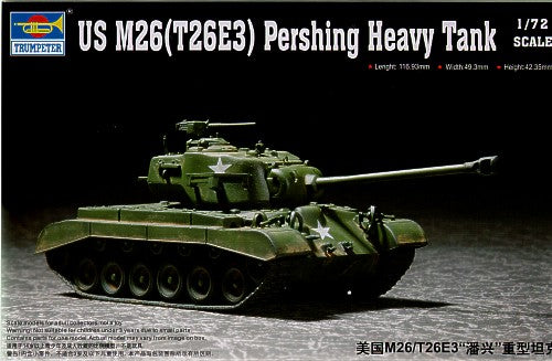 Trumpeter 07264 1:72 M26(T26E3) Pershing Heavy Tank