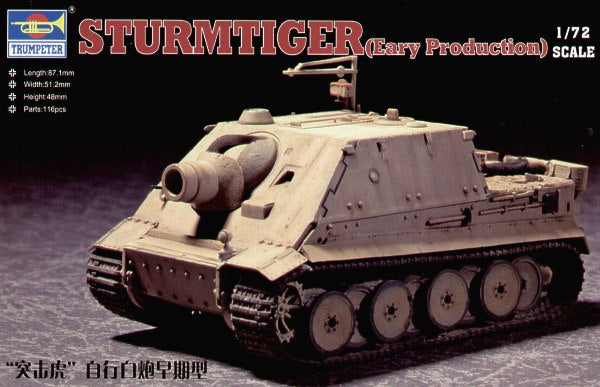 Trumpeter 07274 1:72 Sturmtiger Assault Mortar Early Version