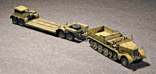 Trumpeter 07275 1:72 Sd.Kfz.9 (18t) Half-Track and SdAH 116 Trailer