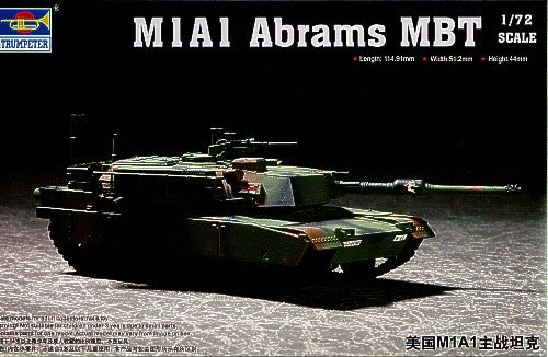 Trumpeter 07276 1:72 M1A1 Abrams