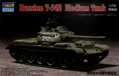 Trumpeter 07281 1:72 Soviet T-54B Medium Tank