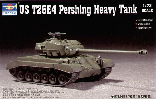 Trumpeter 07287 1:72 T26E4 Pershing Heavy Tank