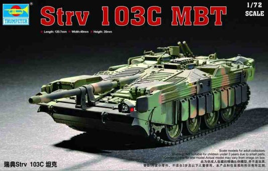 Trumpeter 07298 1:72 Swedish Strv.103C Main Battle Tank