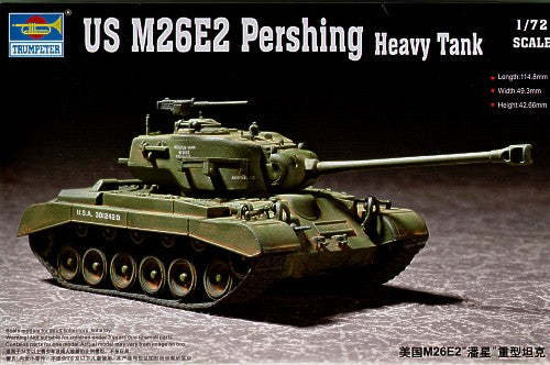 Trumpeter 07299 1:72 U.S. M26E2 Pershing Heavy Tank