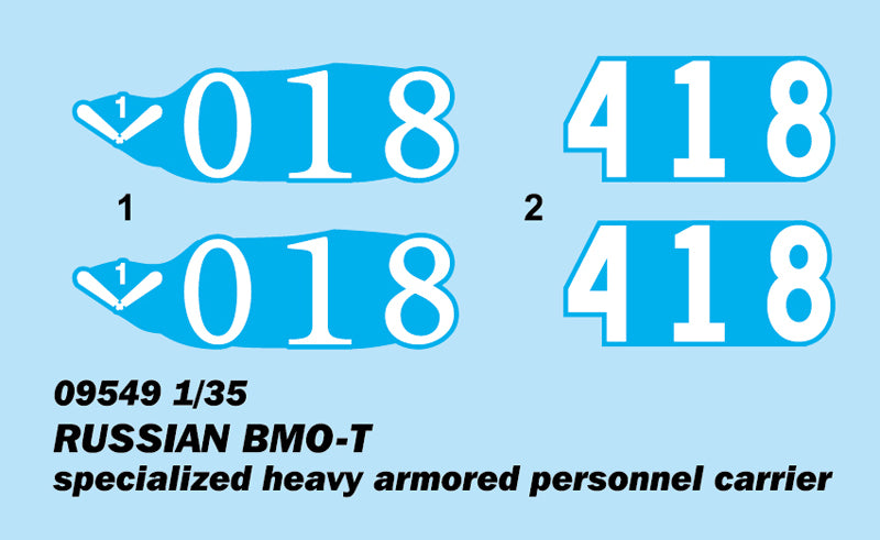 Trumpeter 09549 1:35 BMO-T HAPC Russian Army heavy armoured personnel carrier (Object 564) 'Firebug'