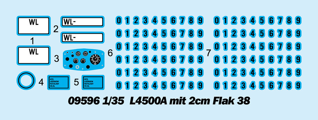 Trumpeter 09596 1:35 L4500A with 2cm Flak.38