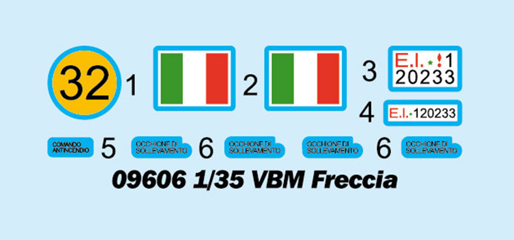 Trumpeter 09606 1:35 VBM Freccia Veicolo blindato medio (VBM) Freccia 8×8