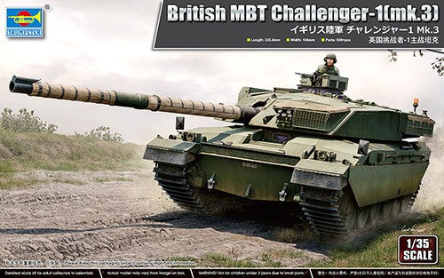 Trumpeter 09611 1:35 Challenger 1 Mk 3 British Army Main Battle Tank