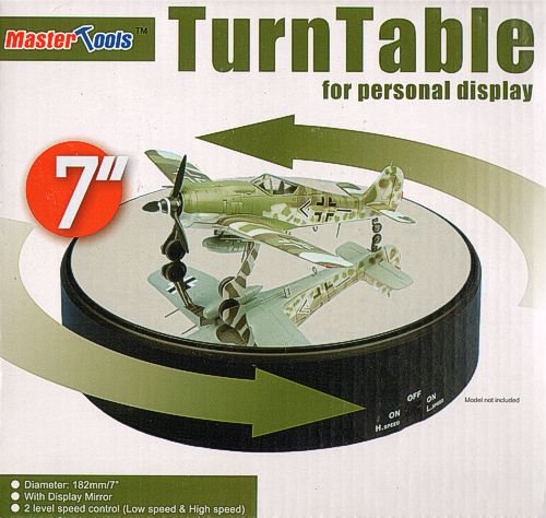 Trumpeter 09835 182 x 42mm Turntable with Display Mirror (2 Speeds)