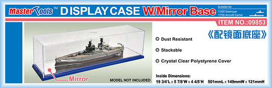 Trumpeter 09853 Display Case 501 x 149 x 121mm with Mirror Base