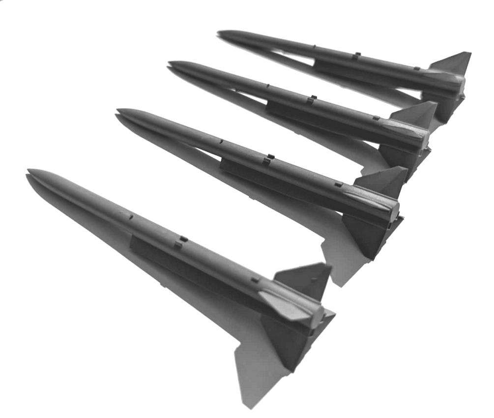AIM - Transport Wings TWC32049 1:32 METEOR BVRAAM Beyond Visual Range Air to Air Missile - 4 Missiles