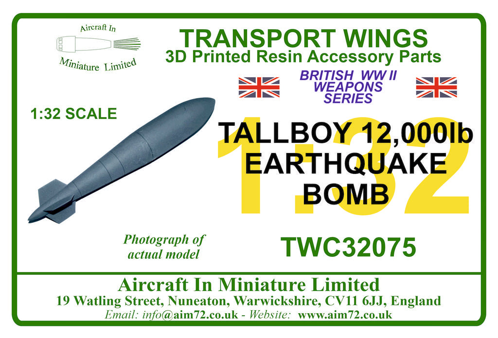 AIM - Transport Wings TWC32075 1:32 Tallboy bomb