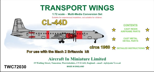 AIM - Transport Wings TWC72030 1:72 Canadair CL-44D Conversion Set