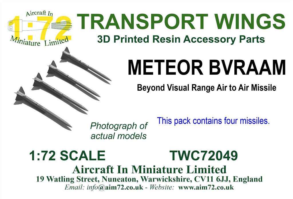 AIM - Transport Wings TWC72049 1:72 Meteor BVRAAM