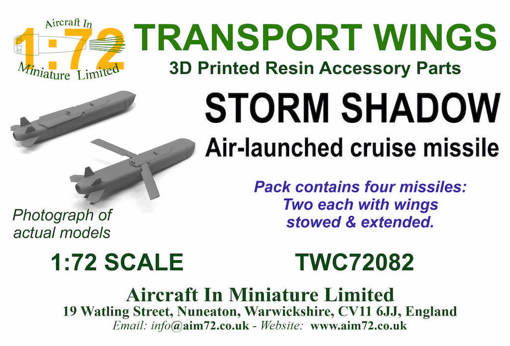 AIM - Transport Wings TWC72082 1:72 Storm Shadow - four missile pack