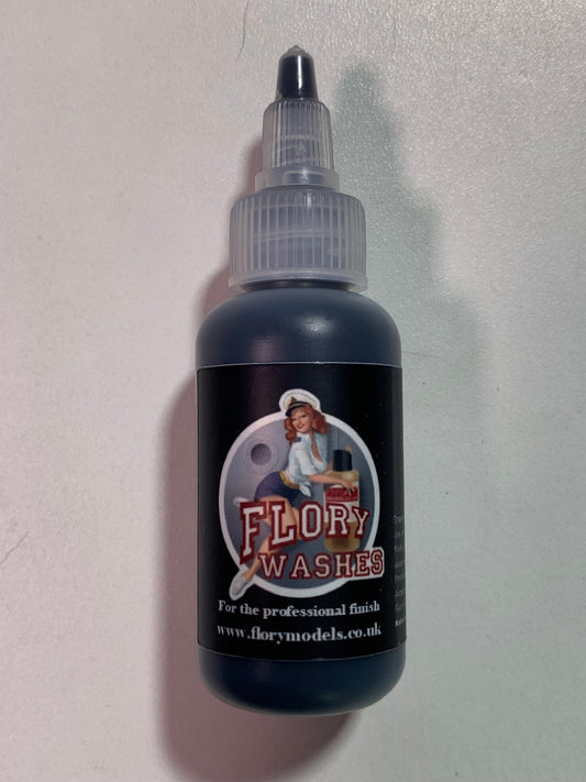 Flory Models TWW001 - 50ml Thick Black Weathering Wash