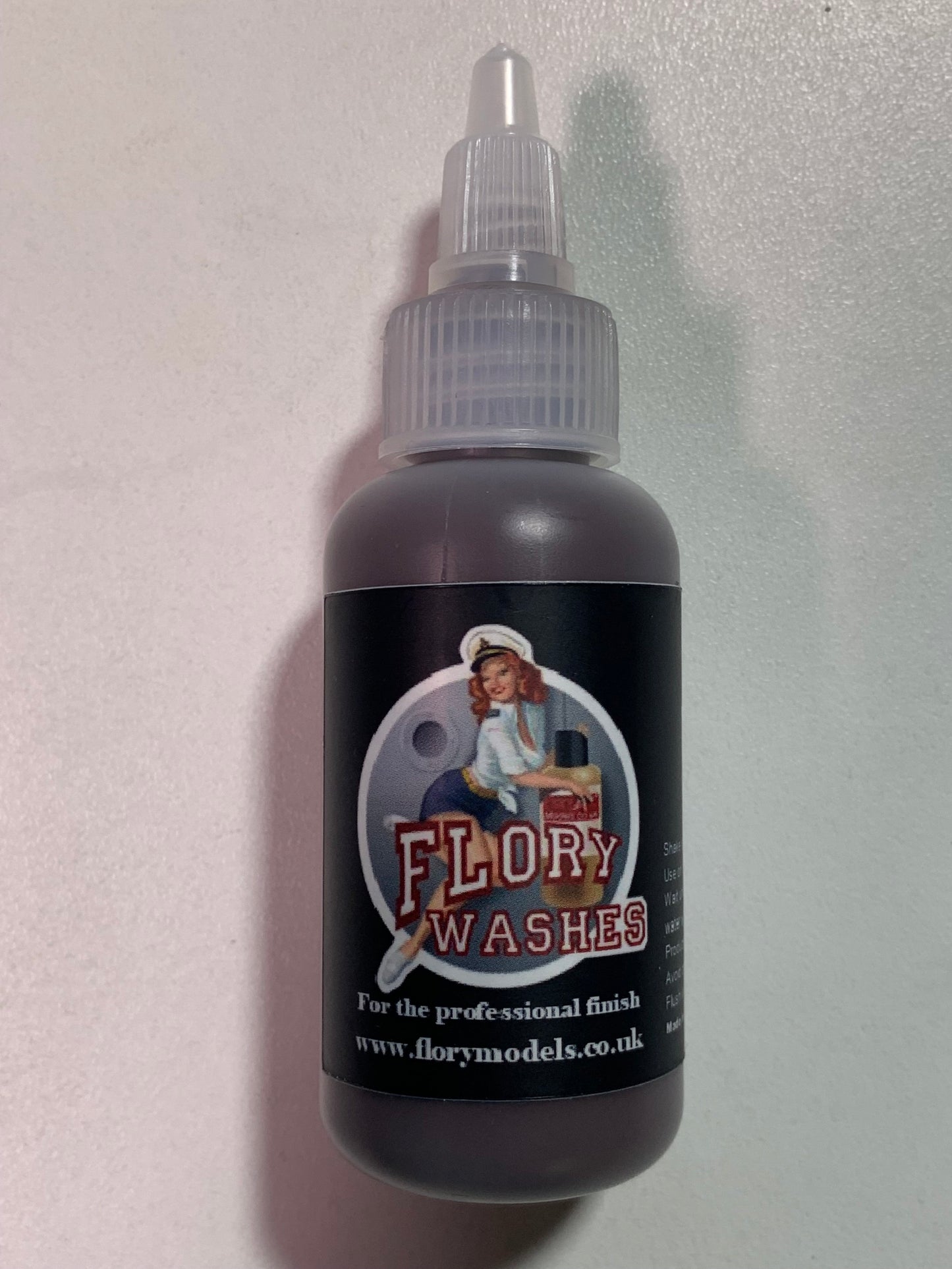 Flory Models TWW004 - 50ml Thick Mud Brown Weathering Wash