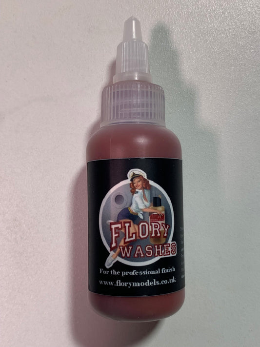 Flory Models TWW006 - 50ml Thick Rust Weathering Wash