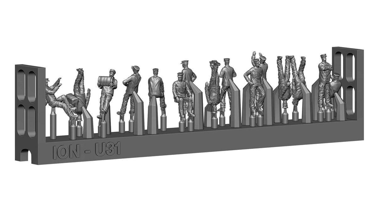 ION Model U200-003 1:200 Modern US Navy - Ship crew