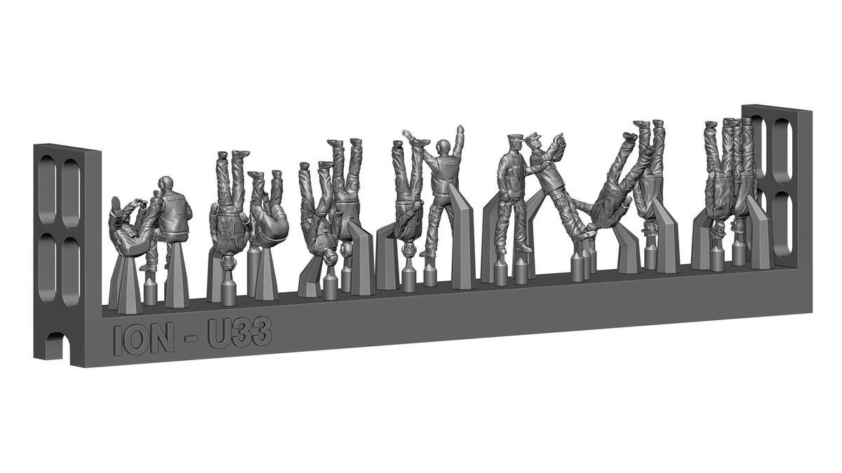 ION Model U200-003 1:200 Modern US Navy - Ship crew