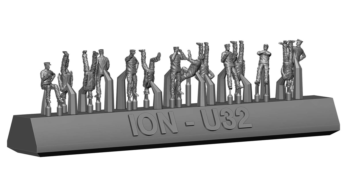 ION Model U350-003 1:350 Modern US Navy - Ship crew