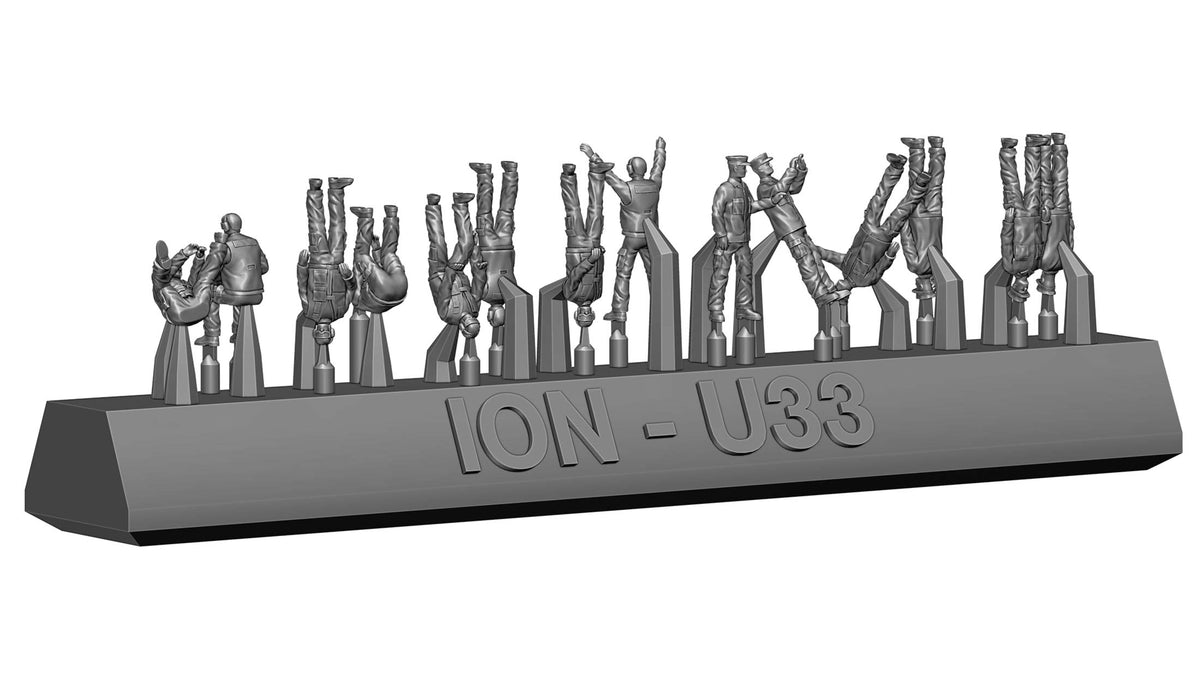 ION Model U350-003 1:350 Modern US Navy - Ship crew
