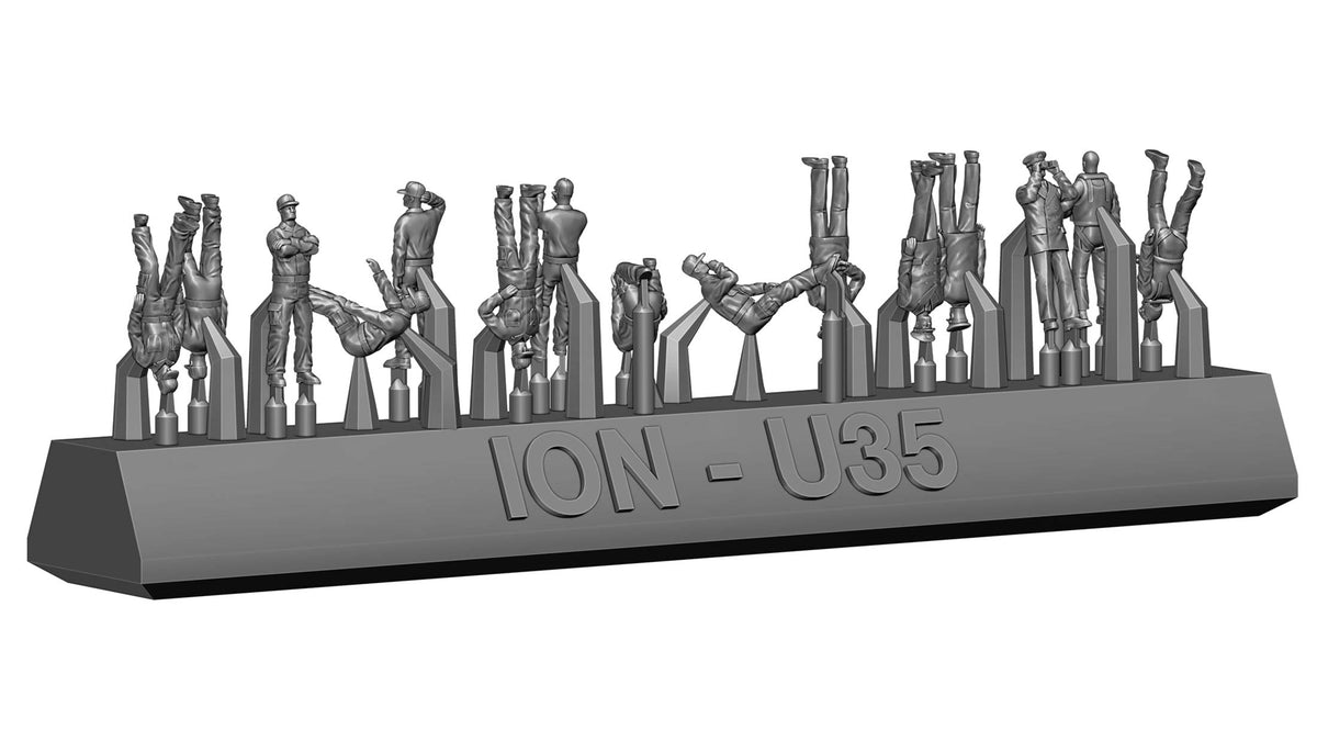 ION Model U350-003 1:350 Modern US Navy - Ship crew