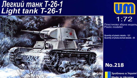 UM-MT 218 1:72 Soviet T-26-1 wz. 1939 (ex SKIF)