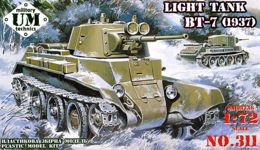 UM-MT 311 1:72 Soviet BT-7 (Model 1937) Light Tank