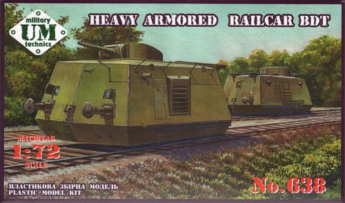 UM-MT 638 1:72 BDT - Heavy Armored Railcar