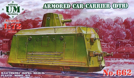 UM-MT 662 1:72 Railway Armored Car-Carrier (DTR)