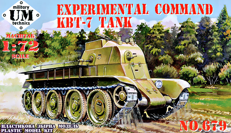 UM-MT 679 1:72 Experimental Command KBT-7 Tank