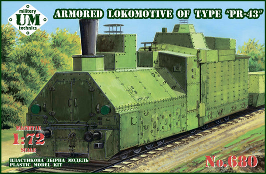 UM-MT 680 1:72 Armored Lokomotive of Type 'PR-43'