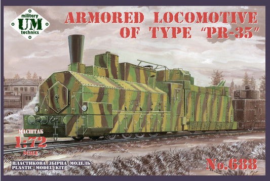 UM-MT 688 1:72 Armoured Locomotive of Type 'PR-35'