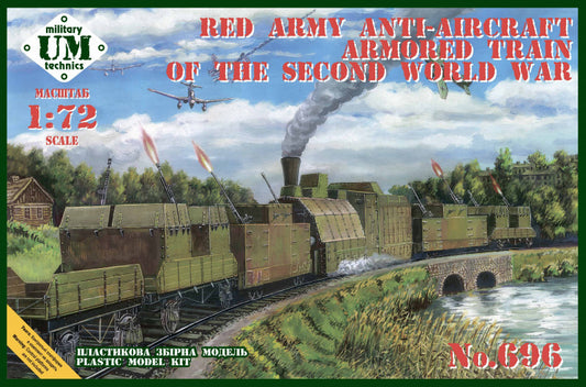 UM-MT 696 1:72 Red Army Anti-Aircraft Armored Train WWII