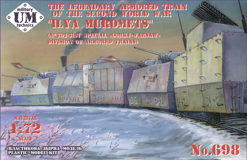 UM-MT 698 1:72 'Ilya Muromets' The Legendary Armored Train of WWII