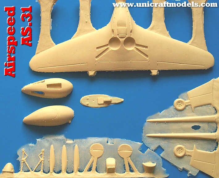 Unicraft 72133 1:72 Airspeed AS.31 - Totally Weird British 1935 Fighter Project.