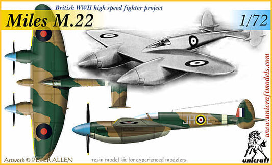 Unicraft 72138 1:72 Miles M.22 1940 British high-speed fighter