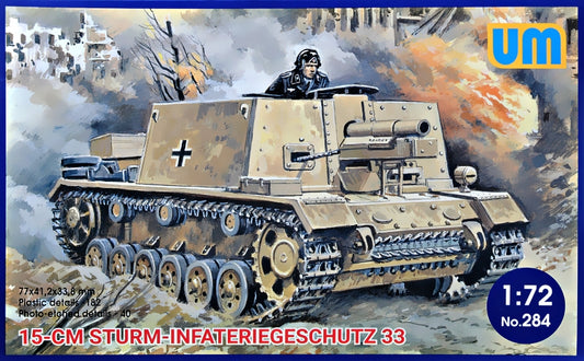 Unimodel 284 1:72 15cm Sturm-Infateriegeschutz 33